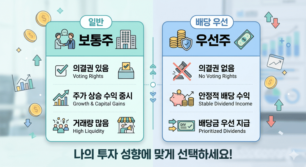보통주 우선주 차이점