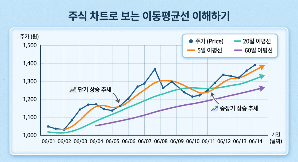 주식 차트 이동평균선
